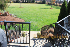 Back yard landscape enjoyment
